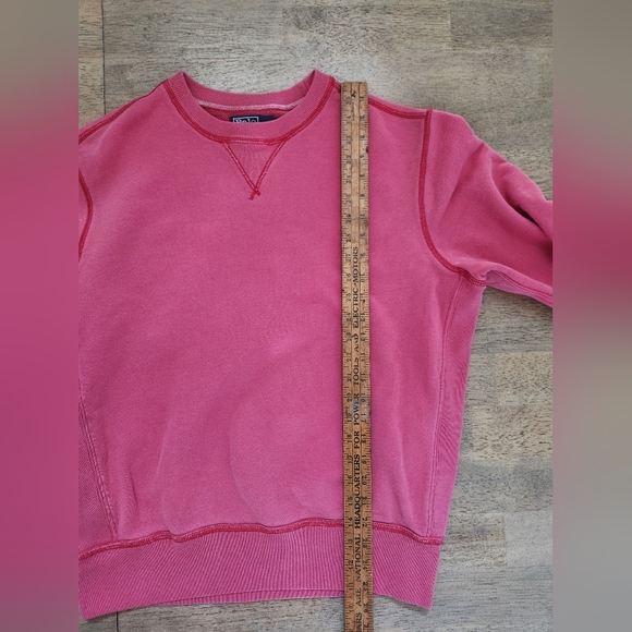 Polo Ralph Lauren Pink Crewneck Side Panel Sweatshirt Size M (F2) - Picture 6 of 7